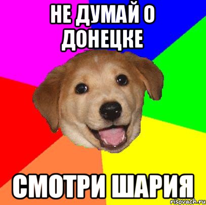 Не думай о Донецке смотри шария, Мем Advice Dog