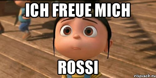 Ich freue mich Rossi, Мем    Агнес Грю