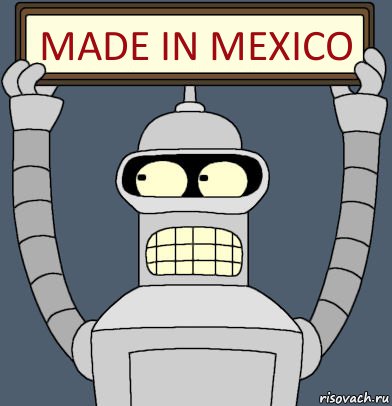 MADE IN MEXICO, Комикс Бендер с плакатом