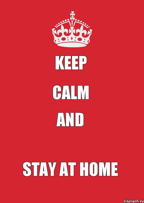 KEEP CALM AND STAY AT HOME, Комикс Keep Calm 3