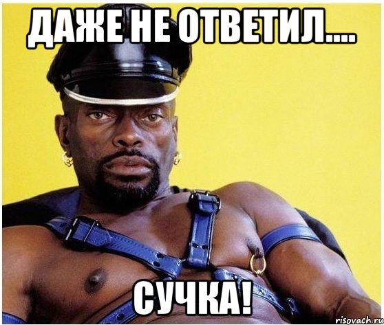 Даже не ответил.... Сучка!, Мем Черный властелин