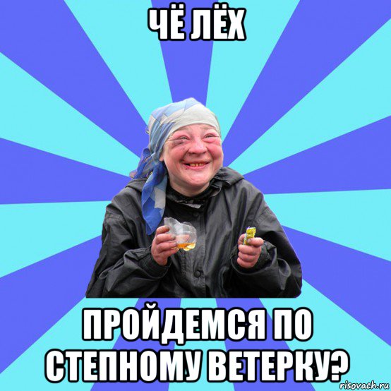 чё лёх пройдемся по степному ветерку?, Мем Чотка Двка
