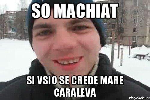 So machiat Si vsio se crede mare caraleva, Мем Чувак это рэпчик