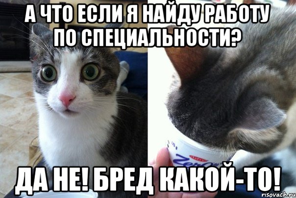 А что если я найду работу по специальности? Да не! Бред какой-то!, Комикс  Да не бред-какой-то (2 зоны)