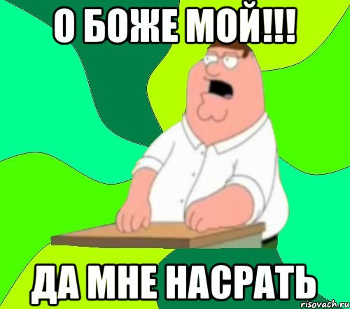 О БОЖЕ МОЙ!!! ДА МНЕ НАСРАТЬ, Мем  Да всем насрать (Гриффин)