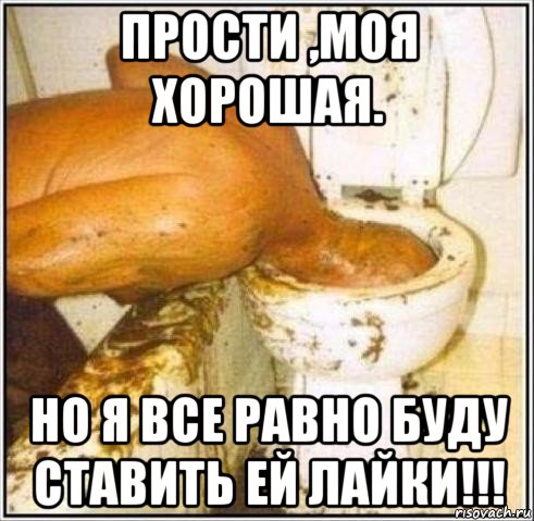 прости ,моя хорошая. но я все равно буду ставить ей лайки!!!, Мем Дайвер