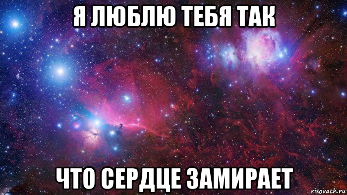 я люблю тебя так что сердце замирает