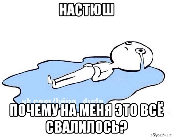 настюш почему на меня это всё свалилось?, Мем Этот момент когда