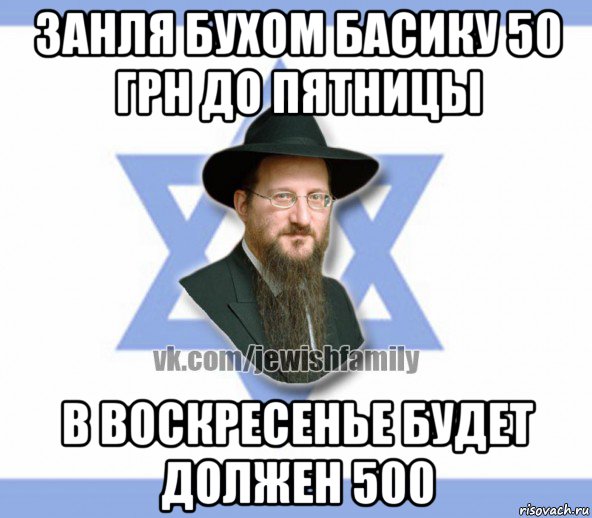 занля бухом басику 50 грн до пятницы в воскресенье будет должен 500