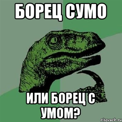 Борец сумо Или борец с умом?, Мем Филосораптор