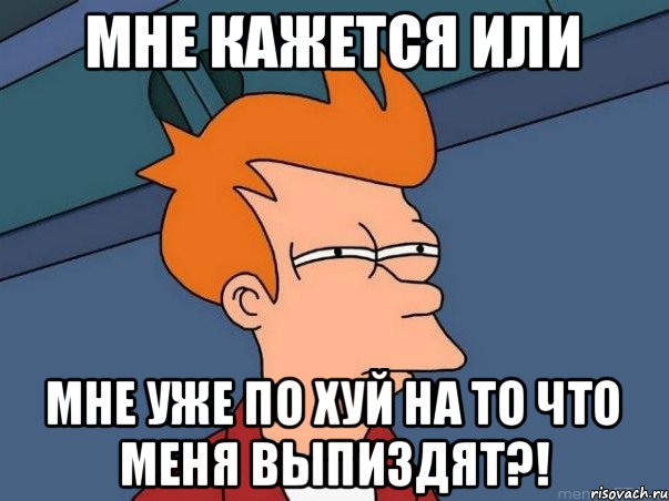 Мне кажется или Мне уже по хуй на то что меня выпиздят?!, Мем  Фрай (мне кажется или)