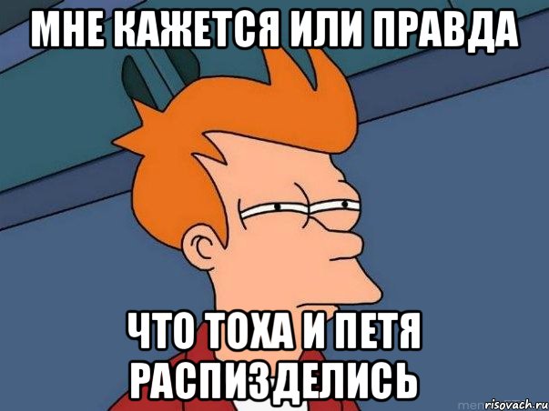 мне кажется или правда что Тоха и Петя распизделись, Мем  Фрай (мне кажется или)