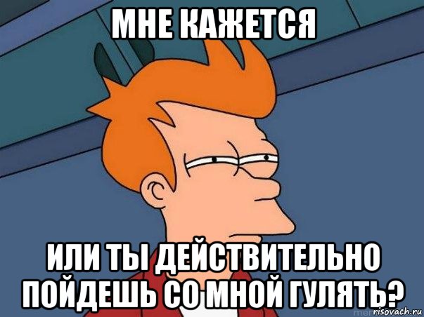 мне кажется или ты действительно пойдешь со мной гулять?, Мем  Фрай (мне кажется или)