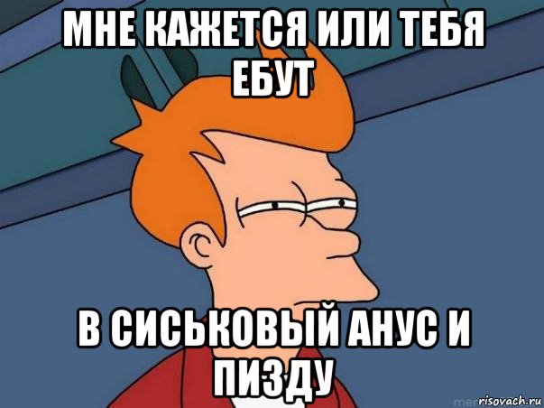 мне кажется или тебя ебут в сиськовый анус и пизду, Мем  Фрай (мне кажется или)