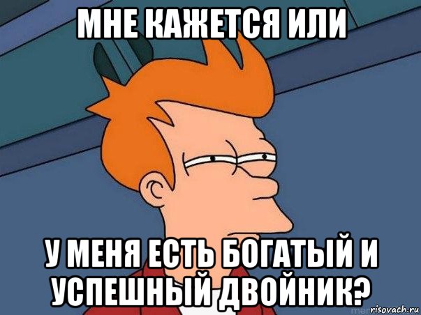 мне кажется или у меня есть богатый и успешный двойник?, Мем  Фрай (мне кажется или)