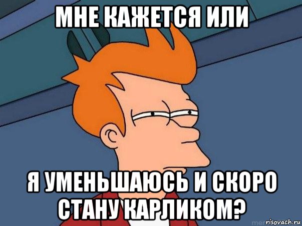 мне кажется или я уменьшаюсь и скоро стану карликом?, Мем  Фрай (мне кажется или)