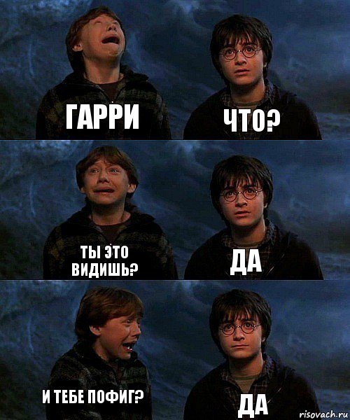 ГАРРИ Что? Ты это видишь? Да И тебе пофиг? Да