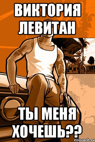 Виктория Левитан Ты меня хочешь??, Мем GTA