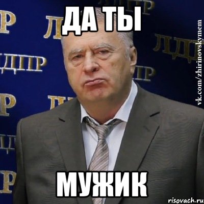 Да ты Мужик, Мем Хватит это терпеть (Жириновский)