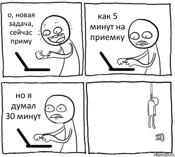 о, новая задача, сейчас приму как 5 минут на приемку но я думал 30 минут , Комикс интернет убивает