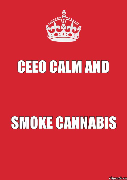 Ceeo Calm and smoke cannabis, Комикс Keep Calm 3