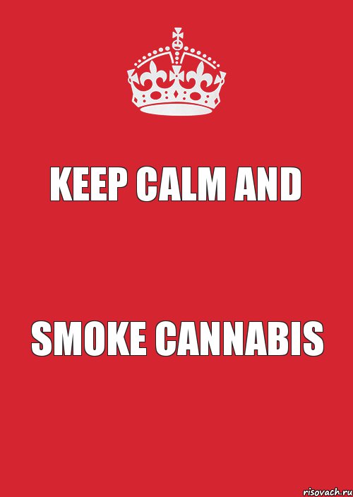 Keep Calm and smoke cannabis, Комикс Keep Calm 3