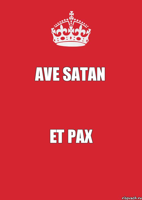 Ave Satan et pax, Комикс Keep Calm 3