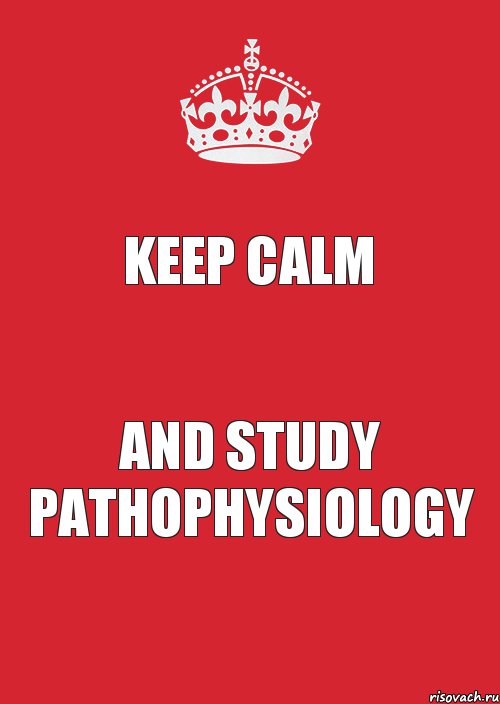 KEEP CALM AND STUDY PATHOPHYSIOLOGY, Комикс Keep Calm 3