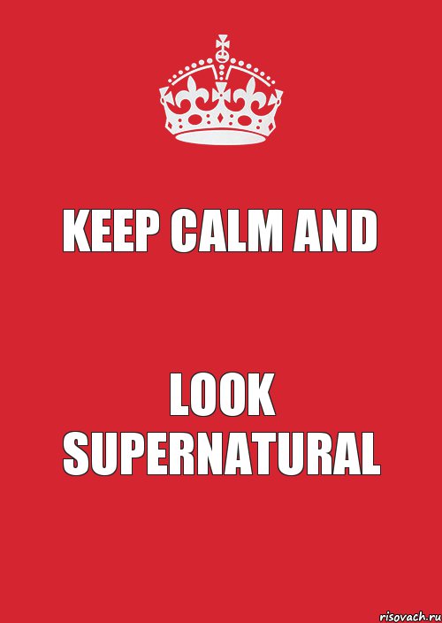 Keep calm and look Supernatural, Комикс Keep Calm 3