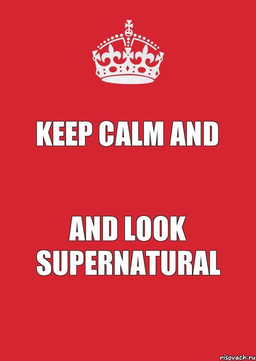 Keep calm and and look Supernatural, Комикс Keep Calm 3