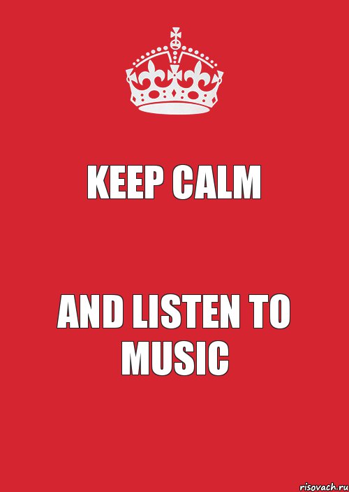 Keep calm and listen to music, Комикс Keep Calm 3