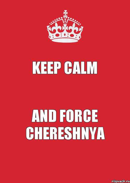 keep calm and force chereshnya, Комикс Keep Calm 3