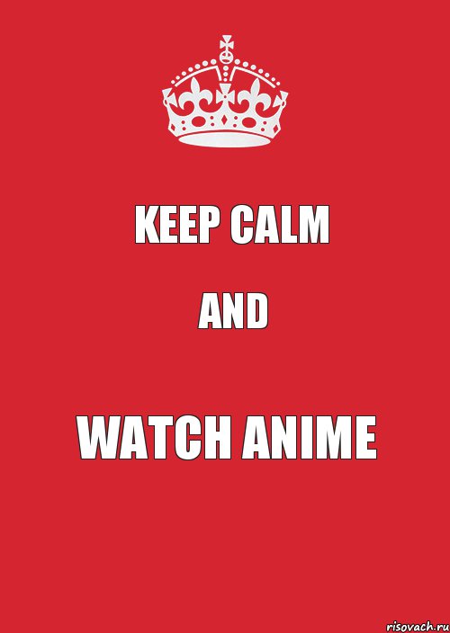 KEEP CALM and WATCH ANIME, Комикс Keep Calm 3