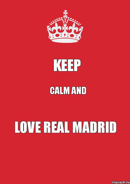 Keep Calm and Love Real Madrid, Комикс Keep Calm 3