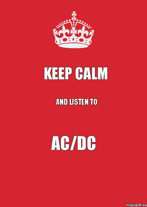 keep calm and listen to AC/DC, Комикс Keep Calm 3