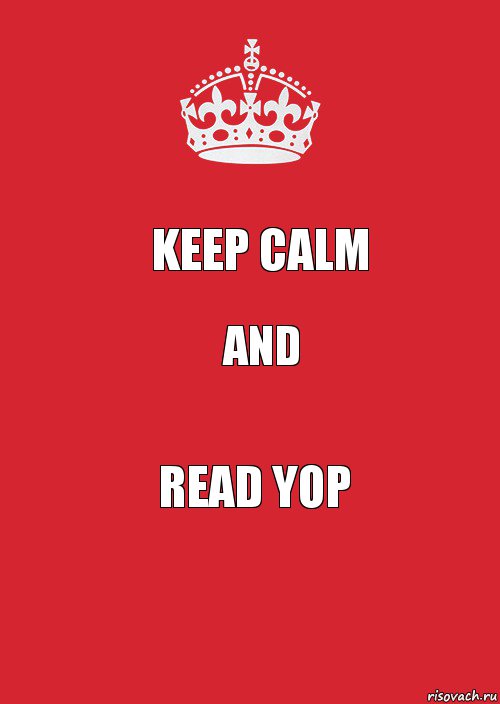 keep calm and read yop, Комикс Keep Calm 3