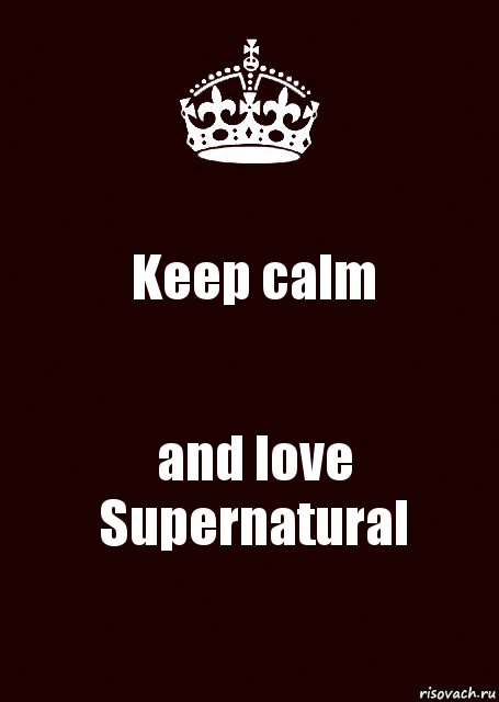 Keep calm and love Supernatural, Комикс keep calm