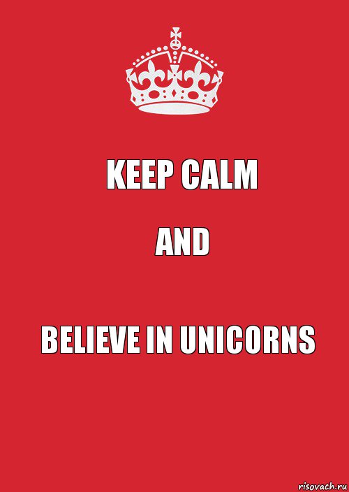 Keep calm And believe in unicorns, Комикс Keep Calm 3