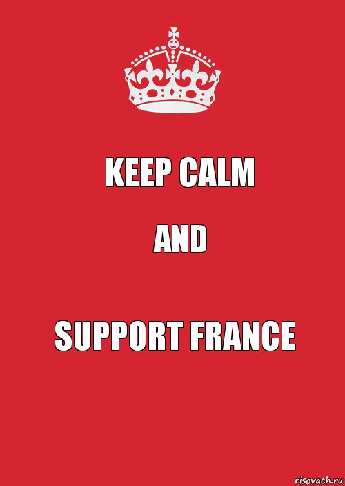 Keep calm And Support france, Комикс Keep Calm 3