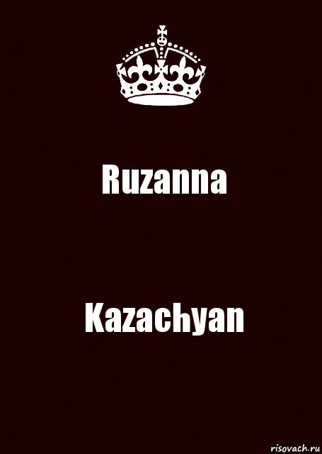 Ruzanna Kazachyan, Комикс keep calm