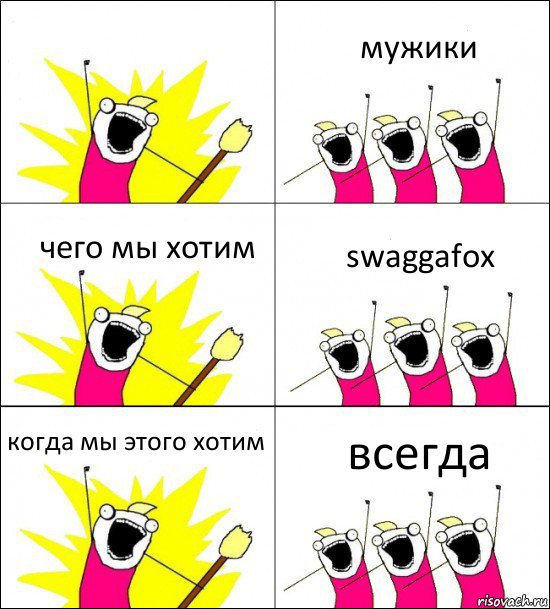  мужики чего мы хотим swaggafox когда мы этого хотим всегда