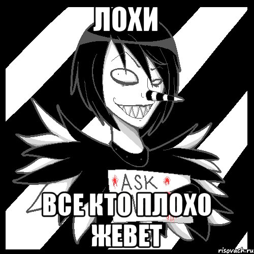 Лохи Все кто плохо жевет, Мем Laughing Jack