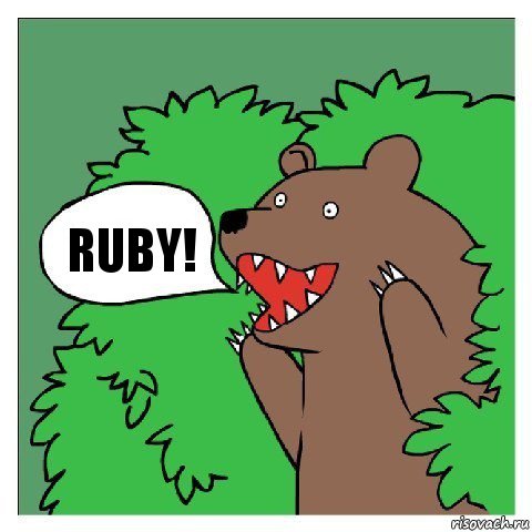 Ruby!, Комикс Медведь (шлюха)