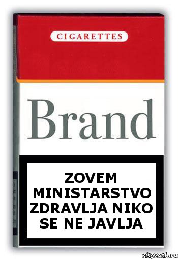 Zovem ministarstvo zdravlja niko se ne javlja