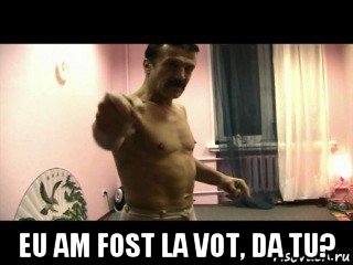  eu am fost la vot, da tu?, Мем Паскуда тварь