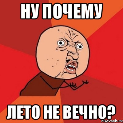 Ну почему лето не вечно?, Мем Почему