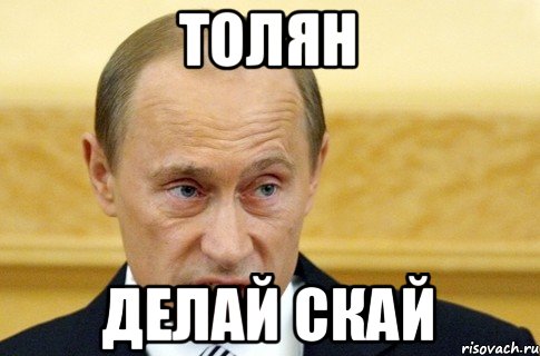 Толян Делай скай, Мем путин