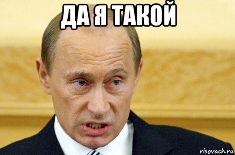 да я такой , Мем путин