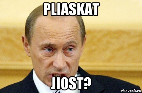 pliaskat jiost?, Мем путин