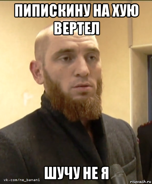 пипискину на хую вертел шучу не я, Мем Шучу